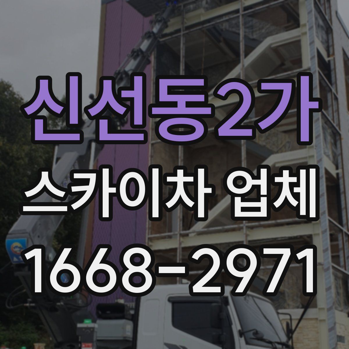 신선동2가 스카이차 업체