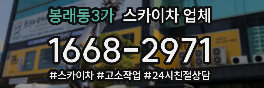 봉래동3가 스카이차 업체