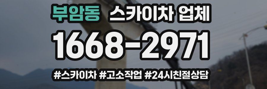 부암동 스카이차 업체