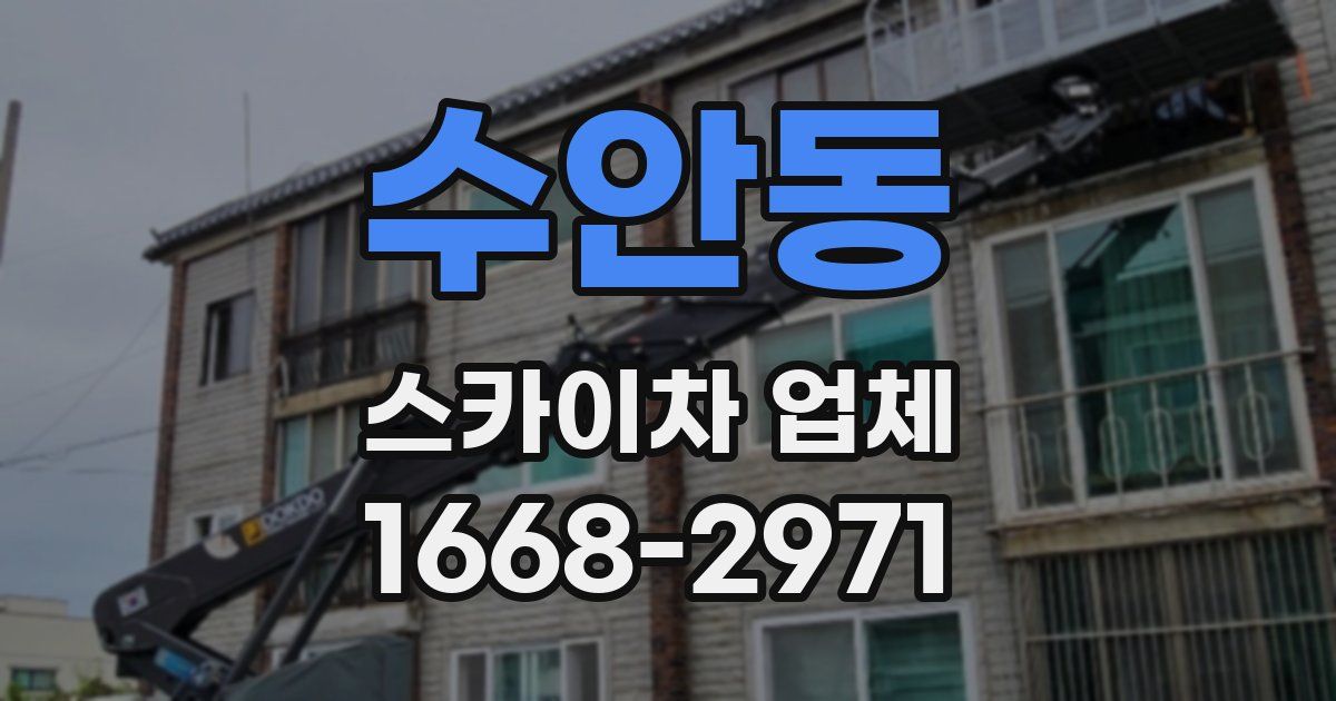수안동 스카이차 업체
