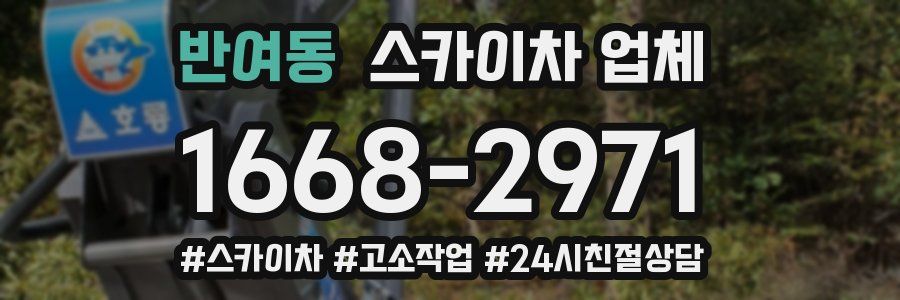 반여동 스카이차 업체