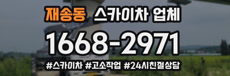 재송동 스카이차 업체
