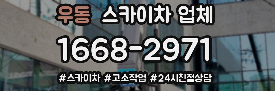 우동 스카이차 업체