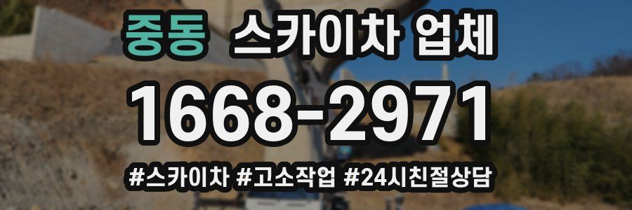 중동 스카이차 업체