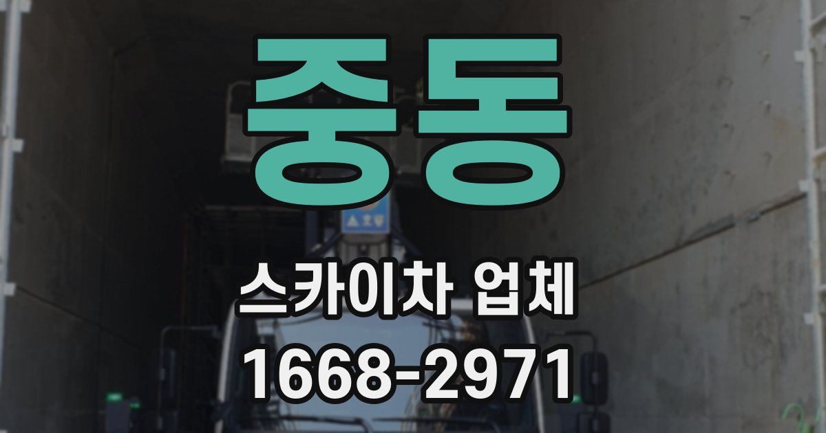중동 스카이차 업체
