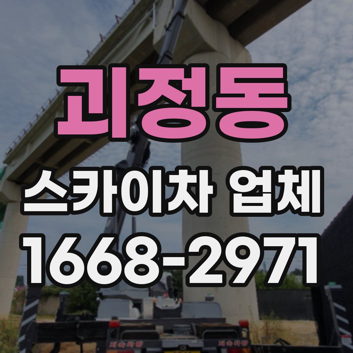 괴정동 스카이차 업체