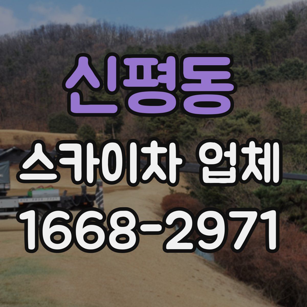 신평동 스카이차 업체