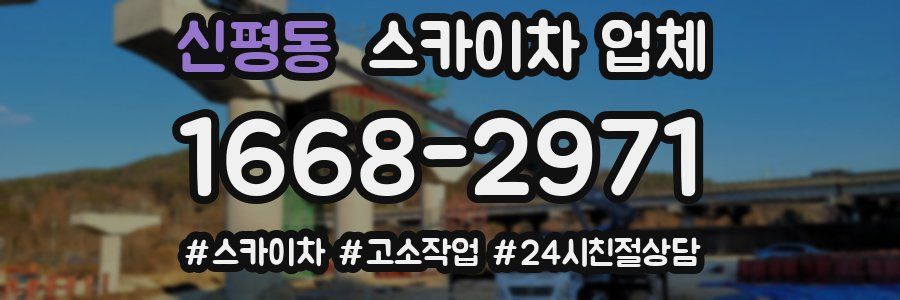 신평동 스카이차 업체
