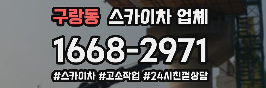 구랑동 스카이차 업체