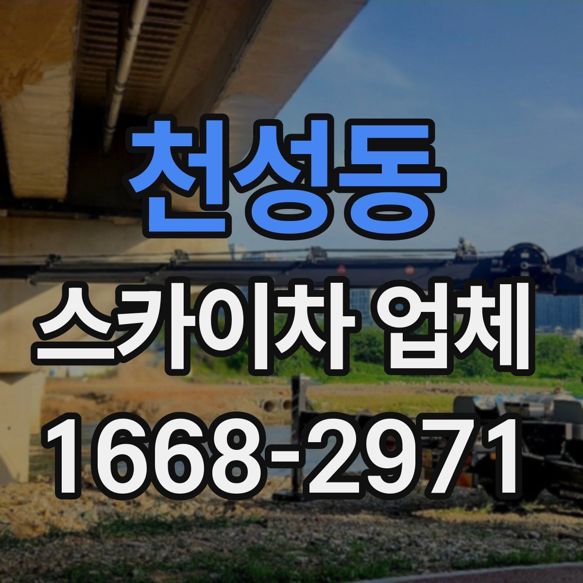 천성동 스카이차 업체