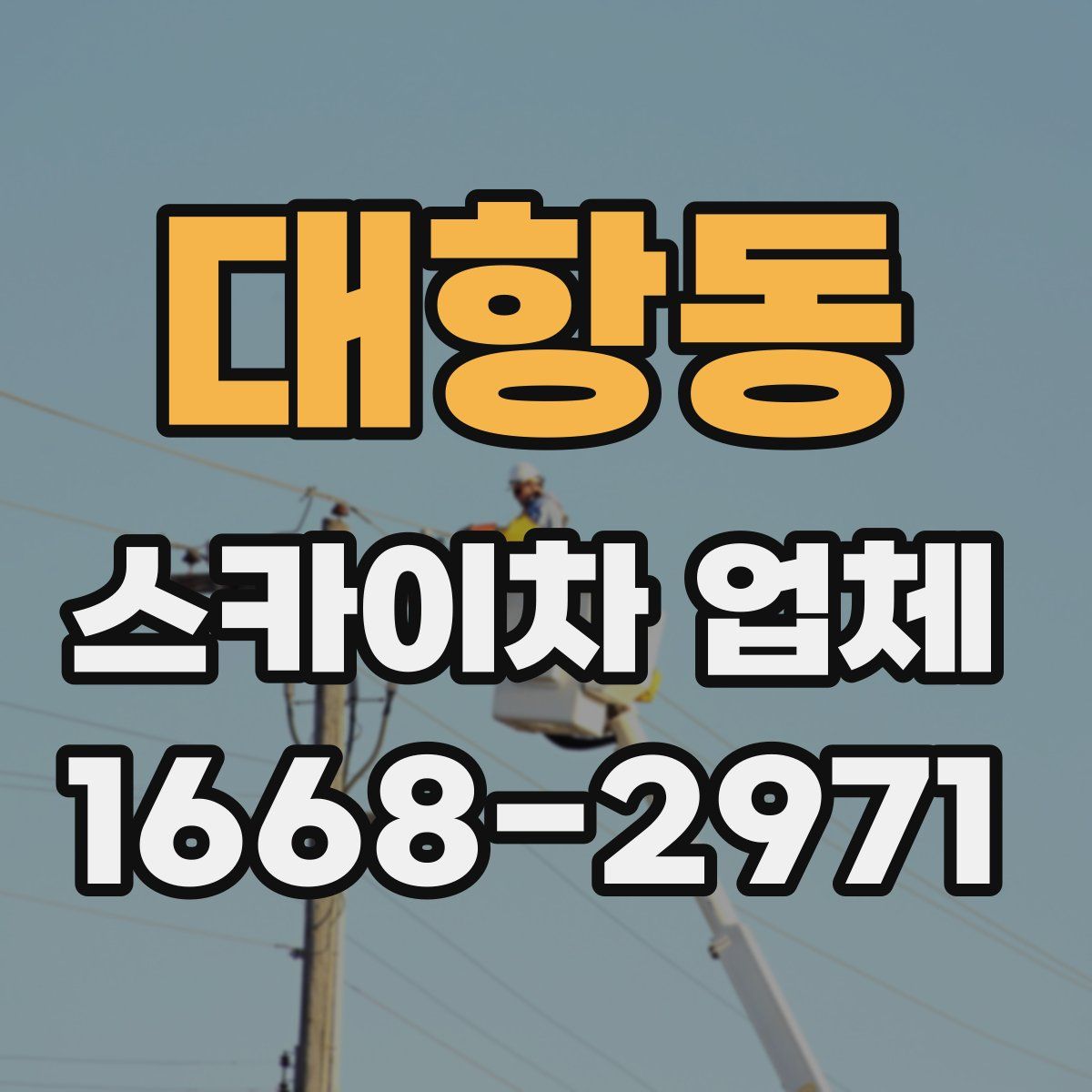 대항동 스카이차 업체
