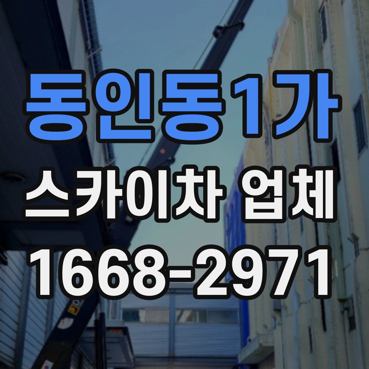 동인동1가 스카이차 업체