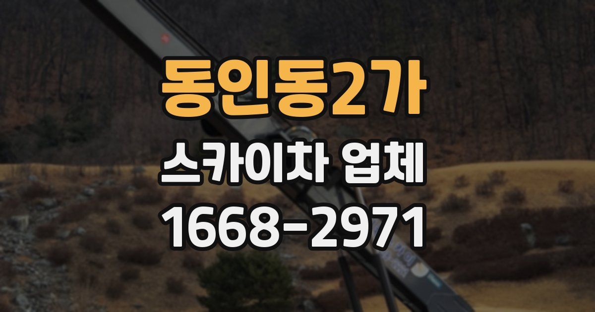 동인동2가 스카이차 업체