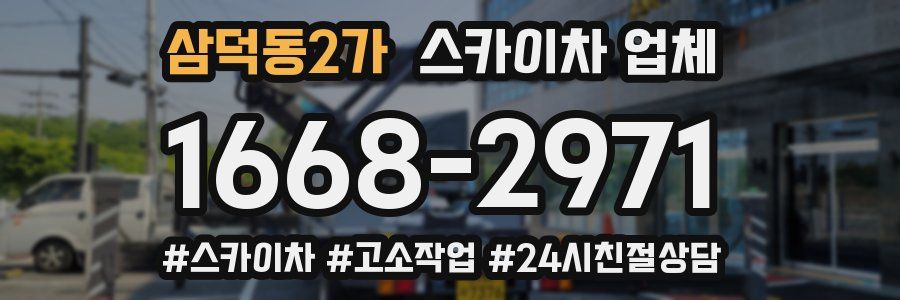 삼덕동2가 스카이차 업체