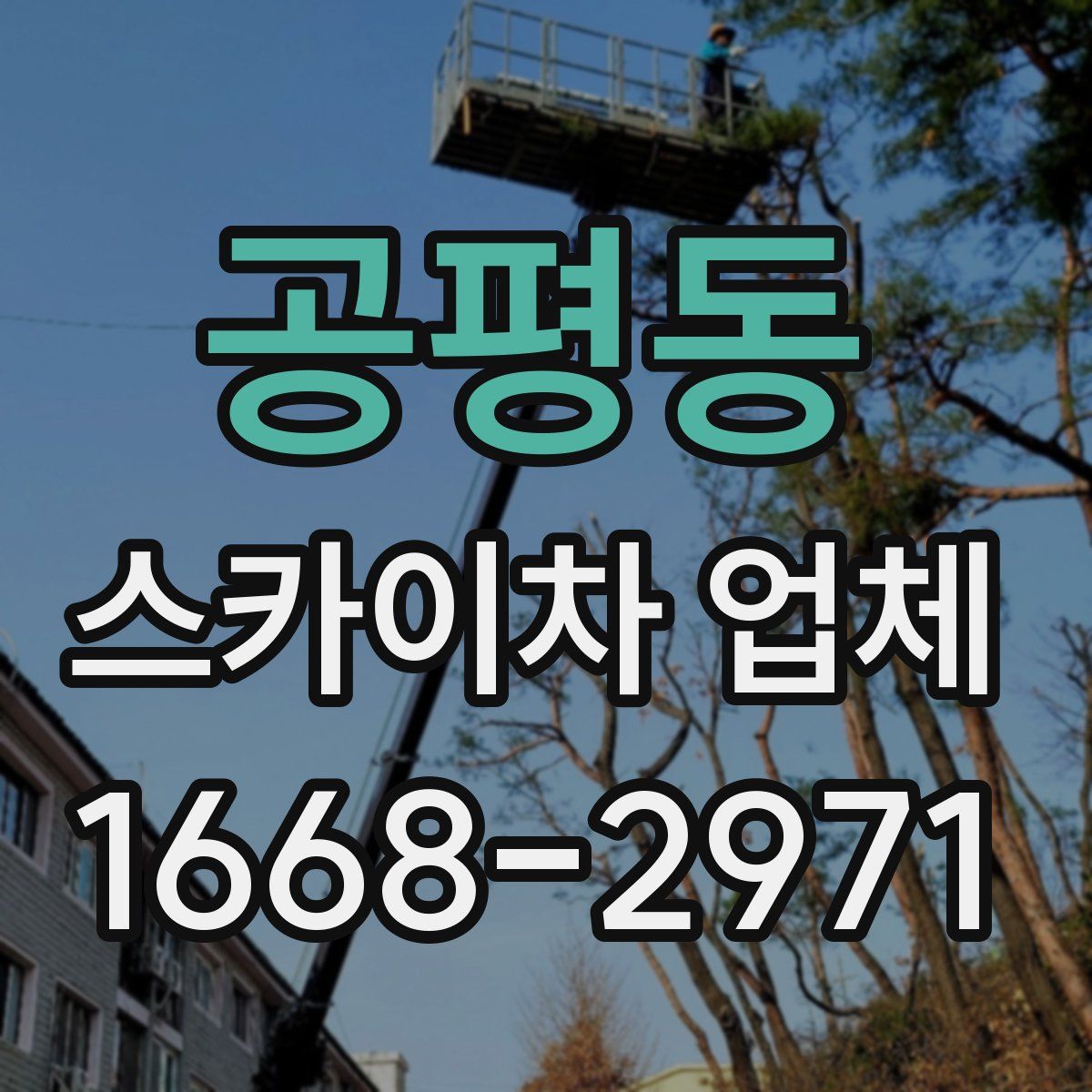 공평동 스카이차 업체