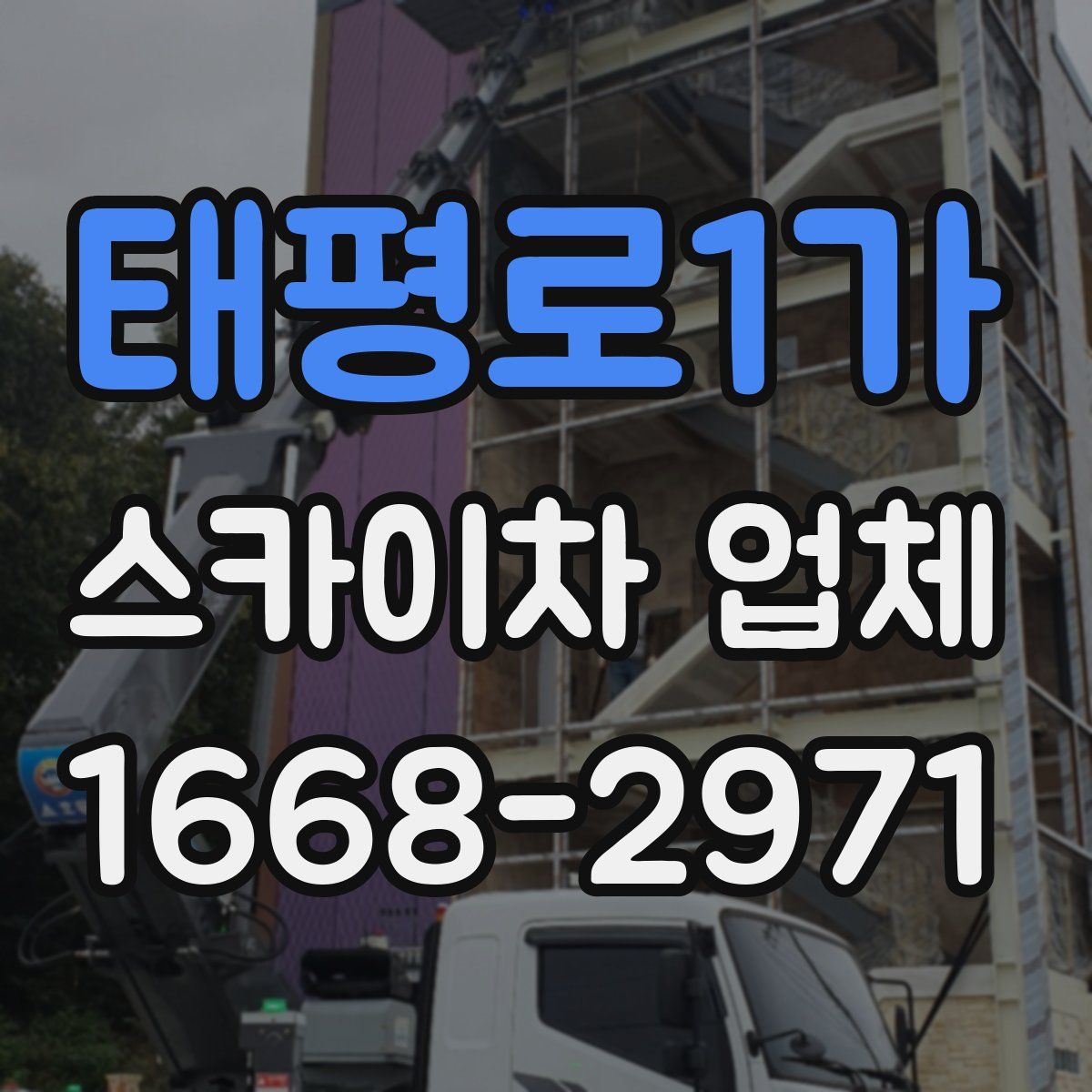 태평로1가 스카이차 업체