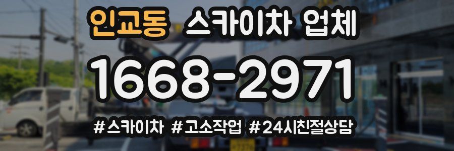 인교동 스카이차 업체