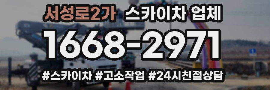 서성로2가 스카이차 업체