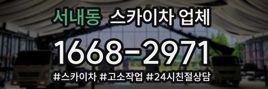 서내동 스카이차 업체