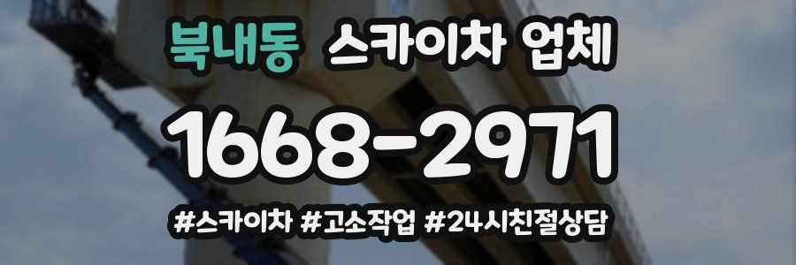 북내동 스카이차 업체