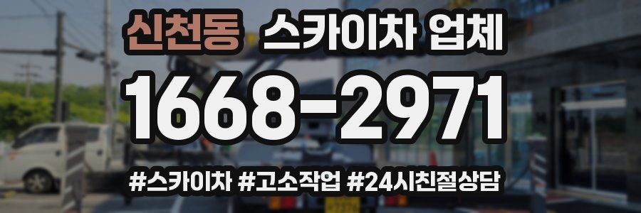 신천동 스카이차 업체
