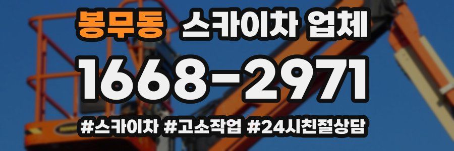 봉무동 스카이차 업체