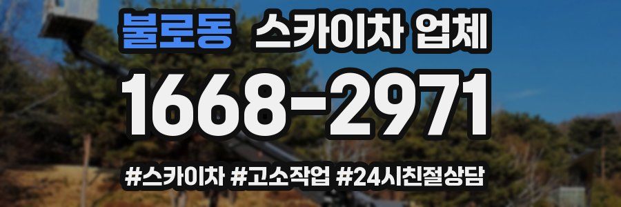 불로동 스카이차 업체