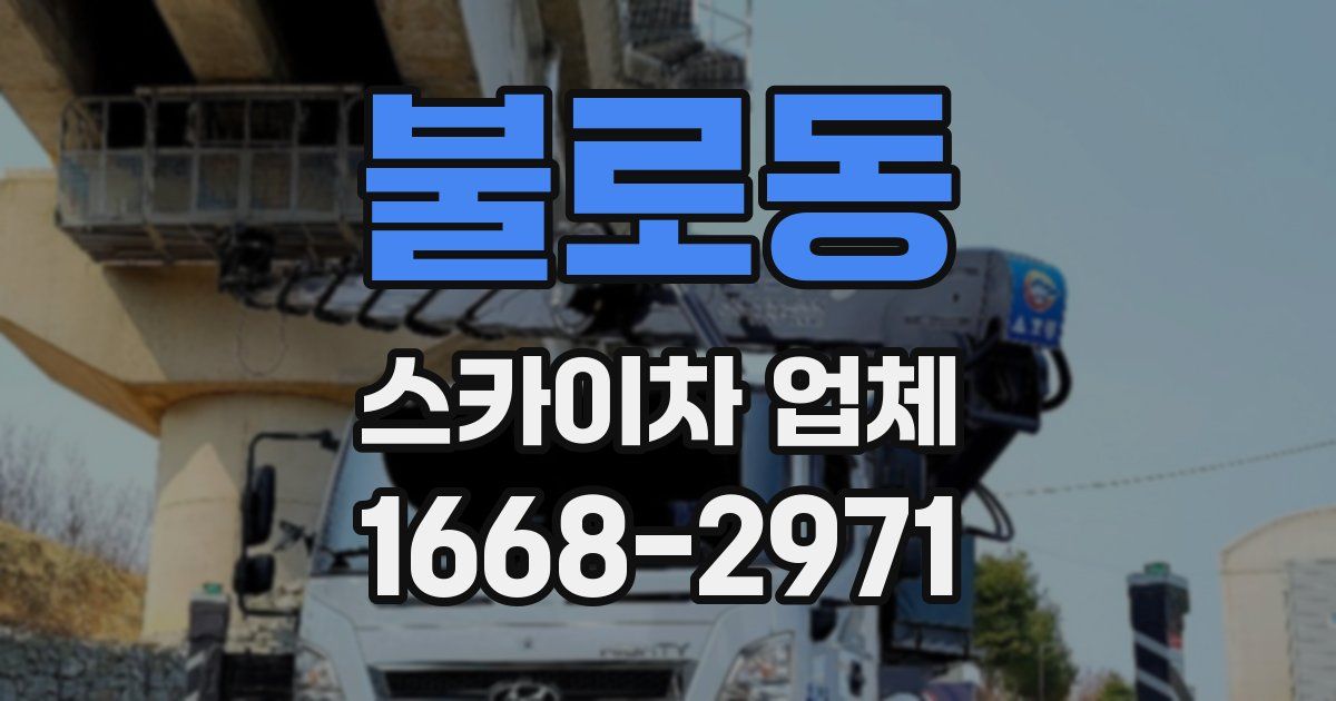 불로동 스카이차 업체