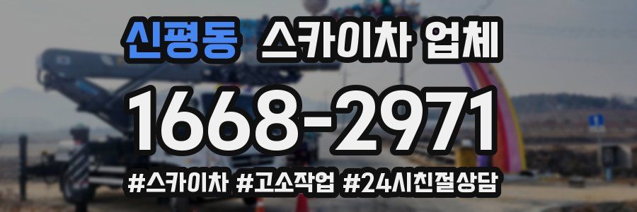 신평동 스카이차 업체