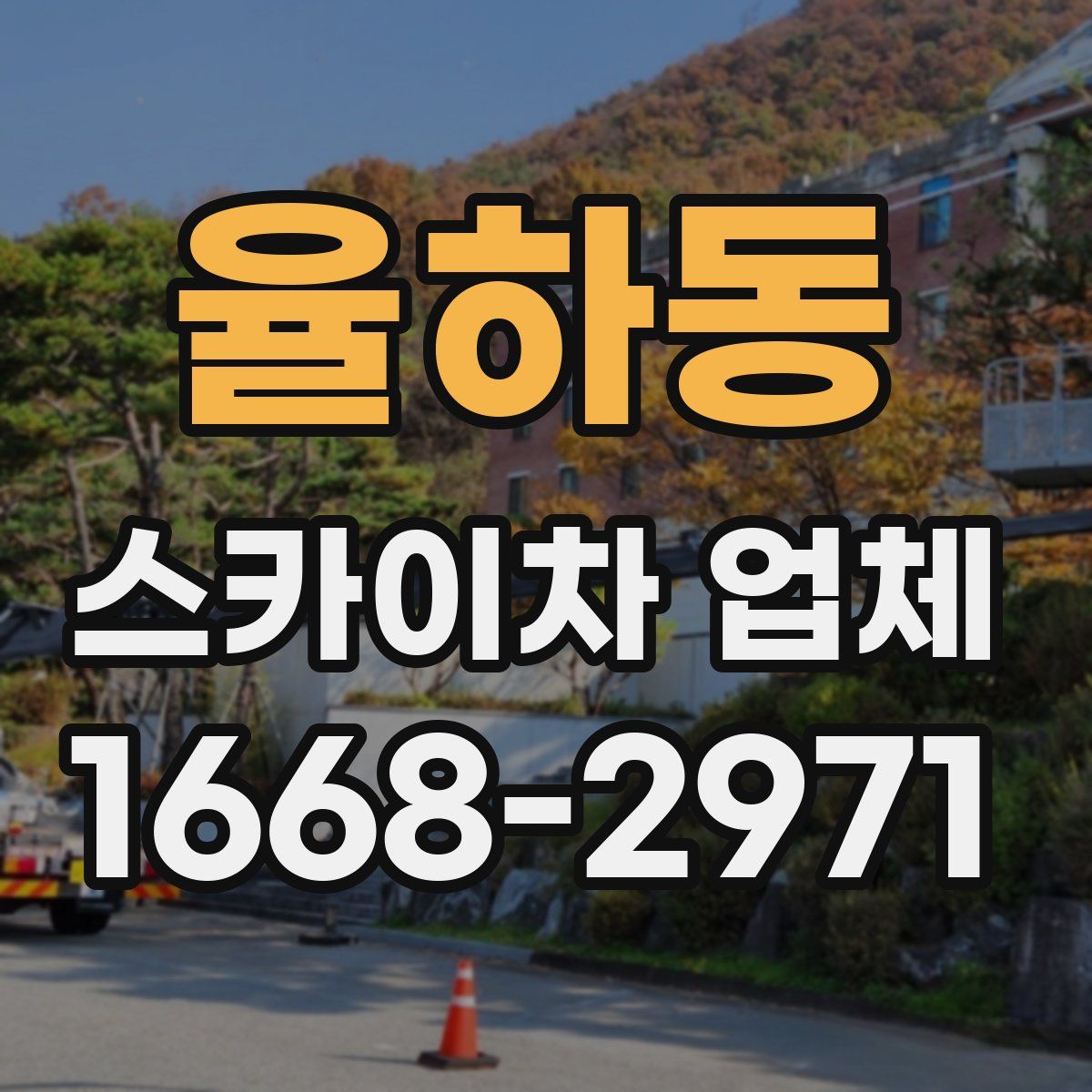 율하동 스카이차 업체