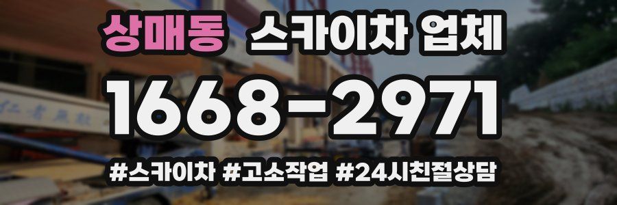 상매동 스카이차 업체