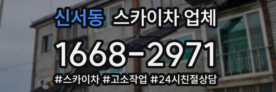 신서동 스카이차 업체