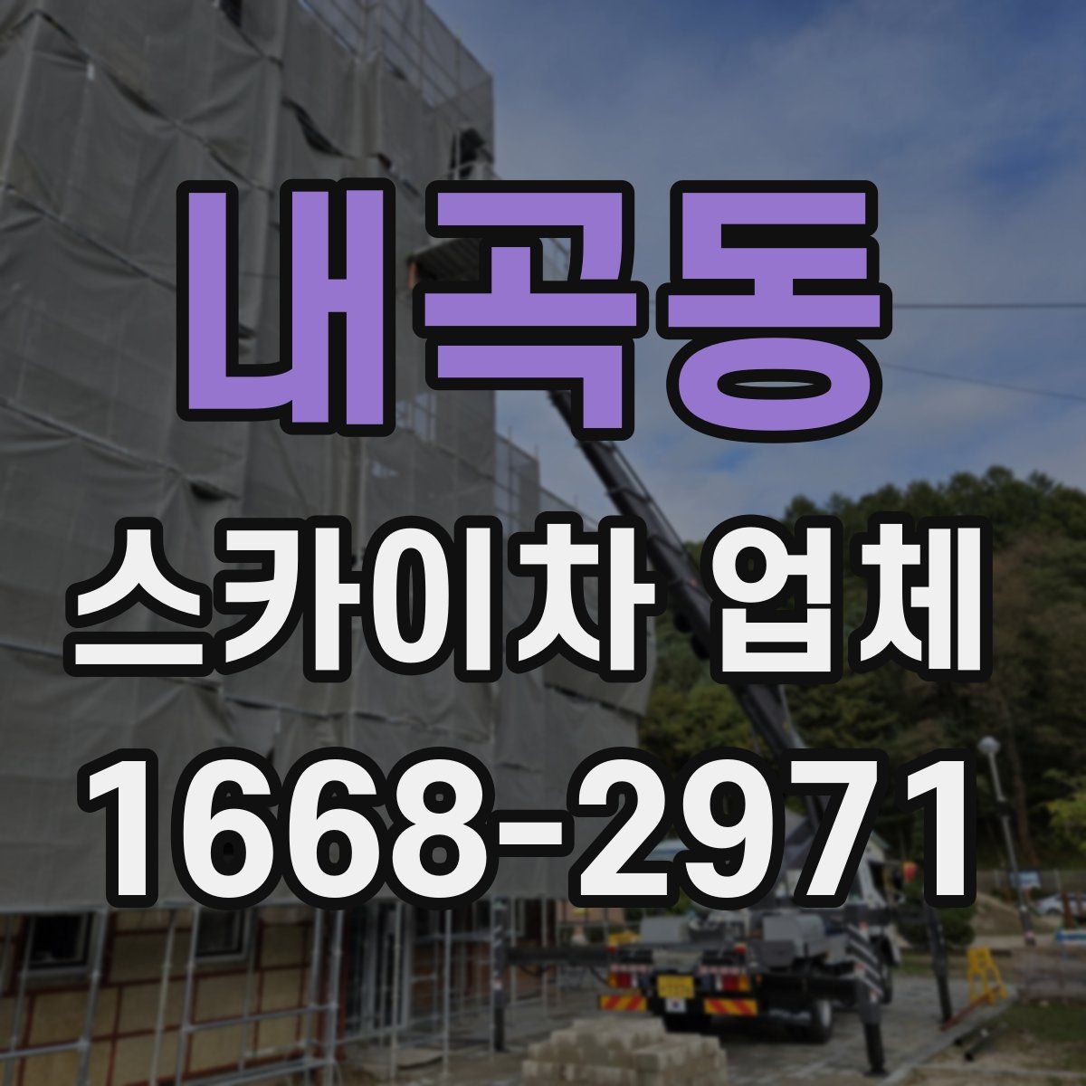 내곡동 스카이차 업체