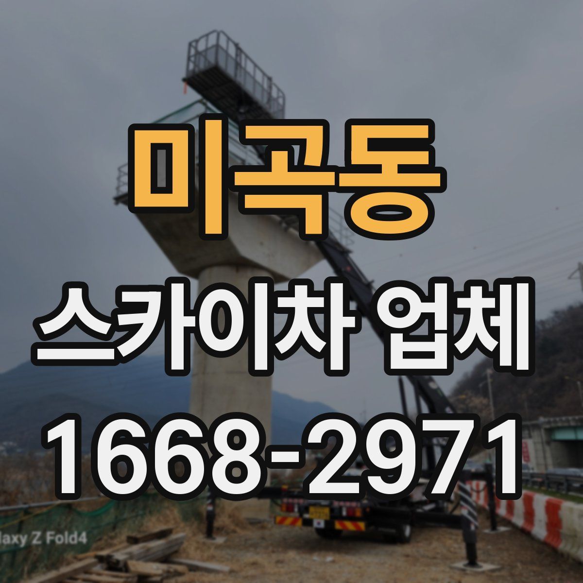 미곡동 스카이차 업체