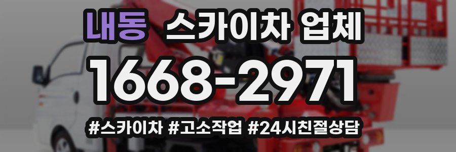 내동 스카이차 업체