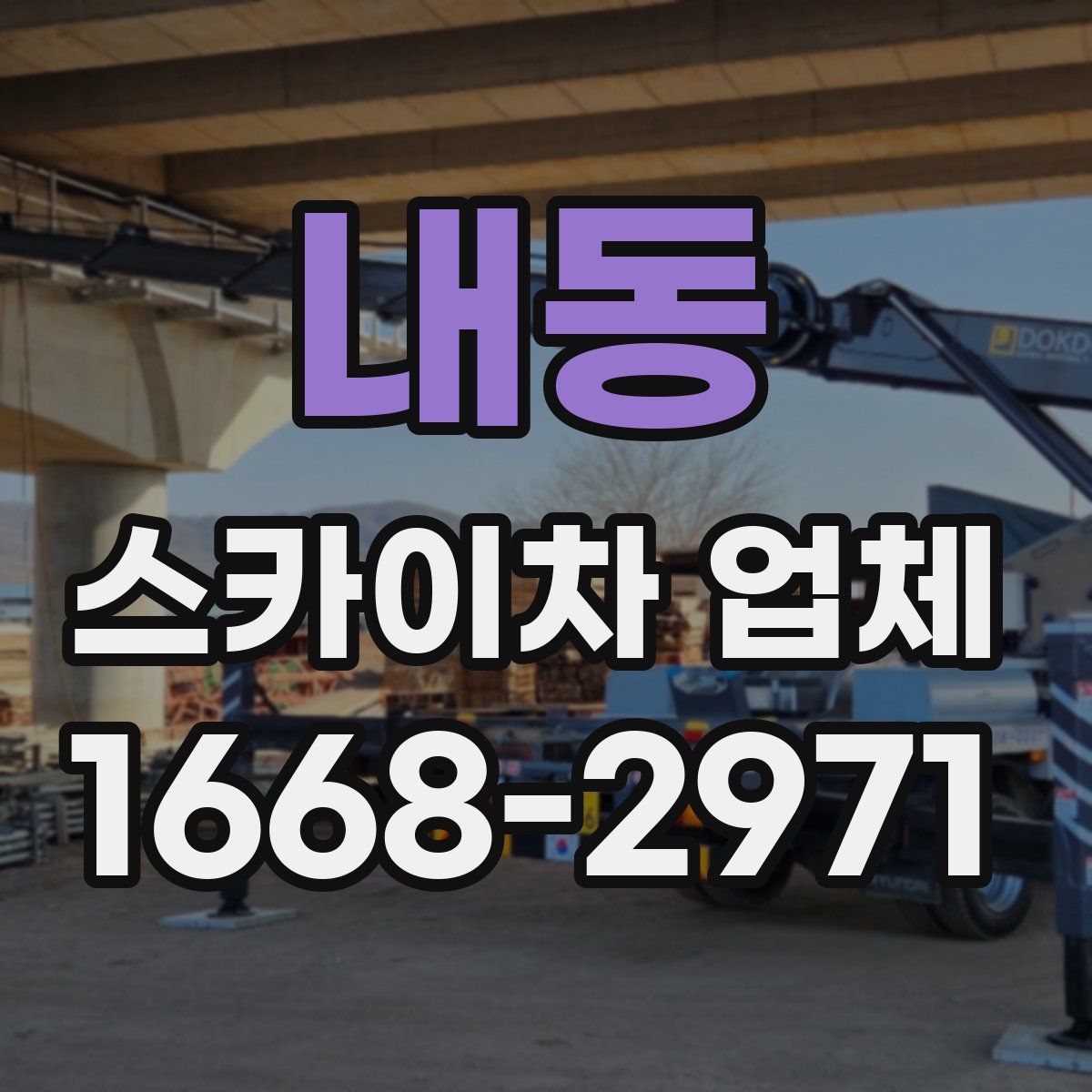 내동 스카이차 업체