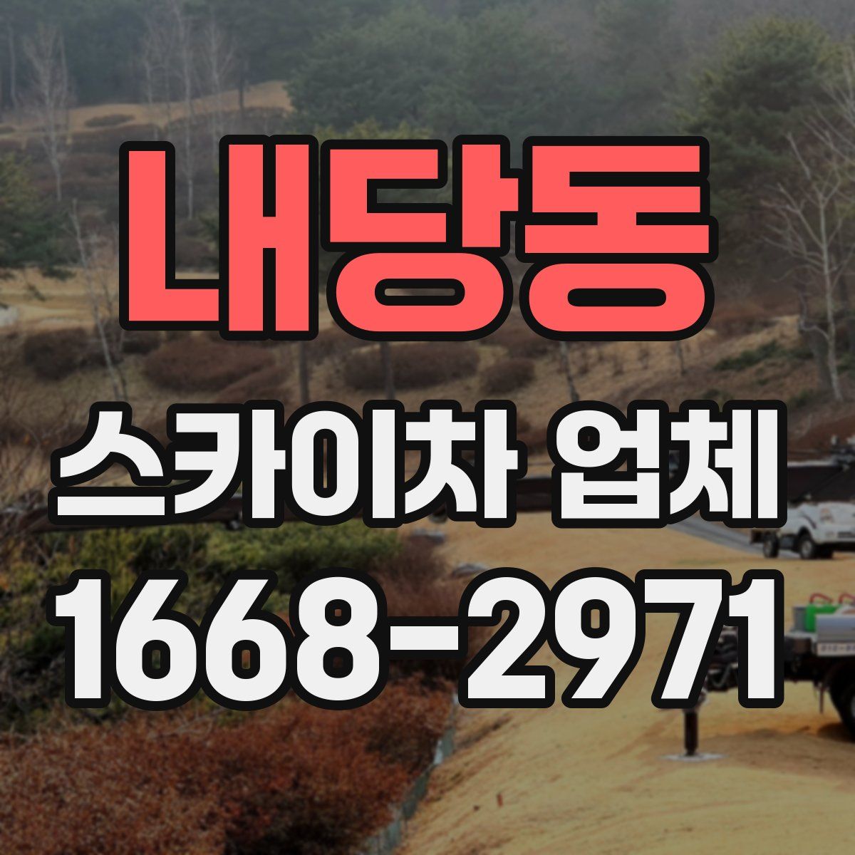 내당동 스카이차 업체