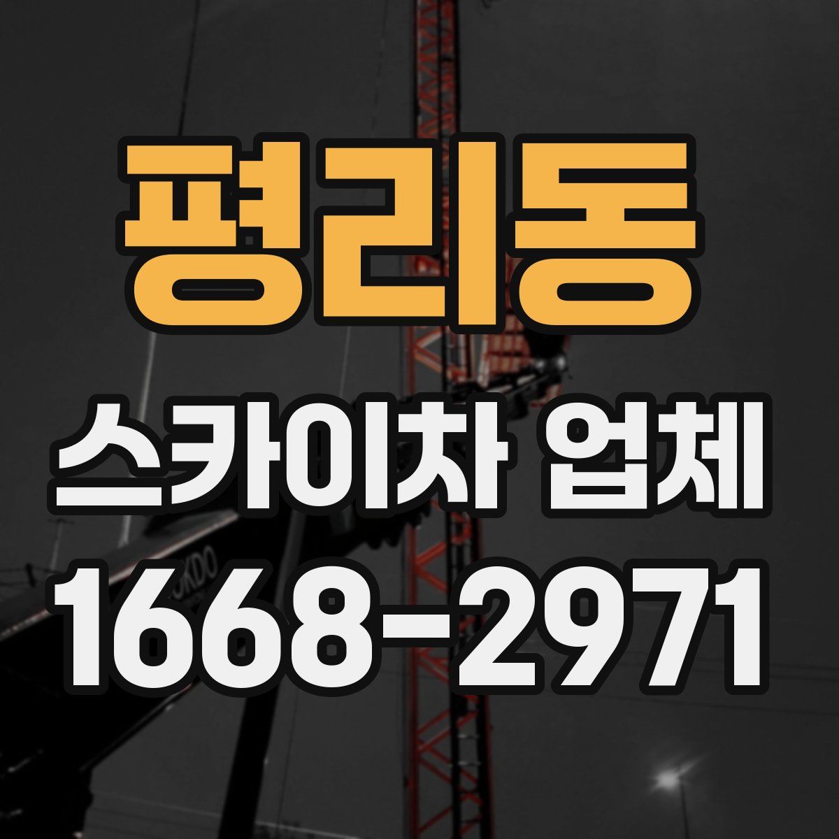 평리동 스카이차 업체