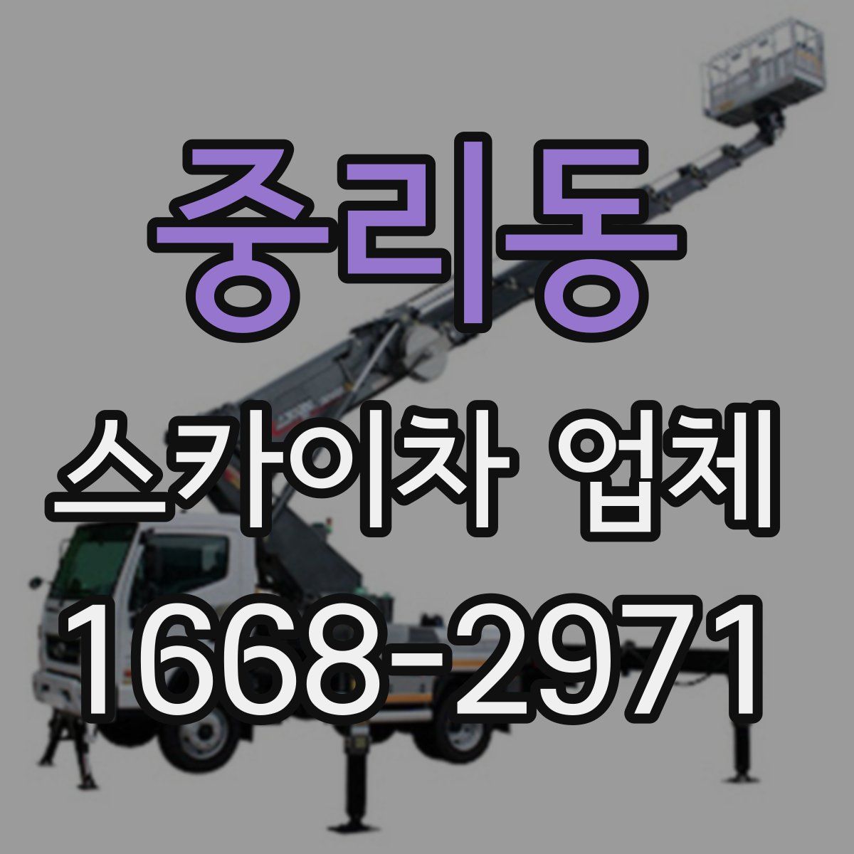 중리동 스카이차 업체