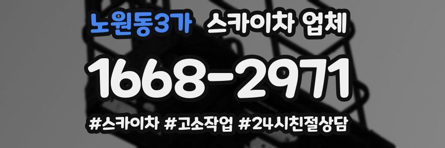 노원동3가 스카이차 업체