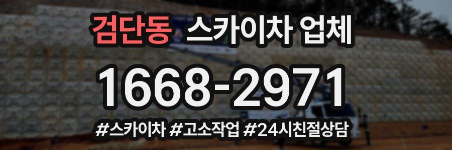 검단동 스카이차 업체