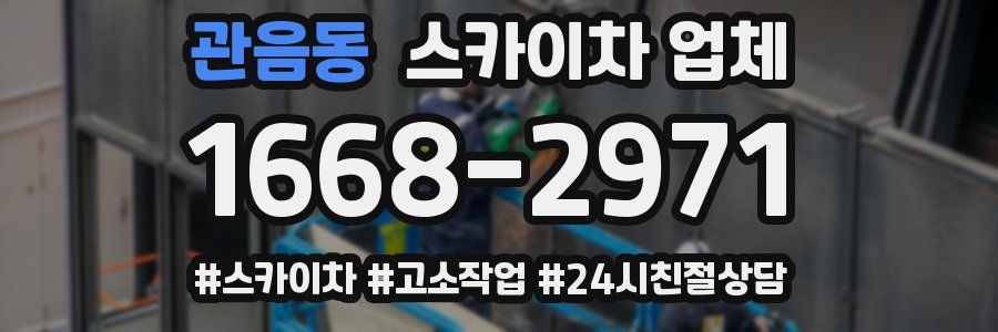 관음동 스카이차 업체