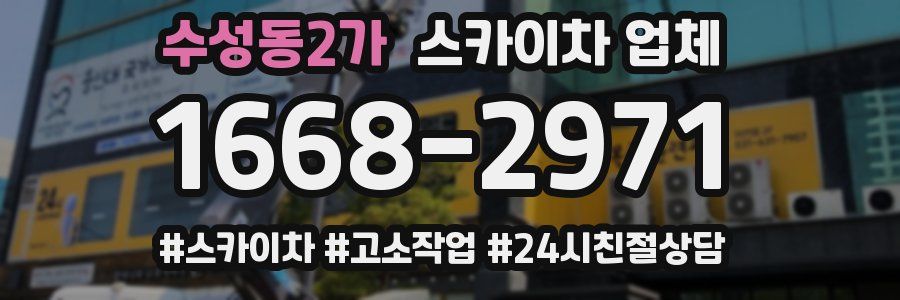 수성동2가 스카이차 업체