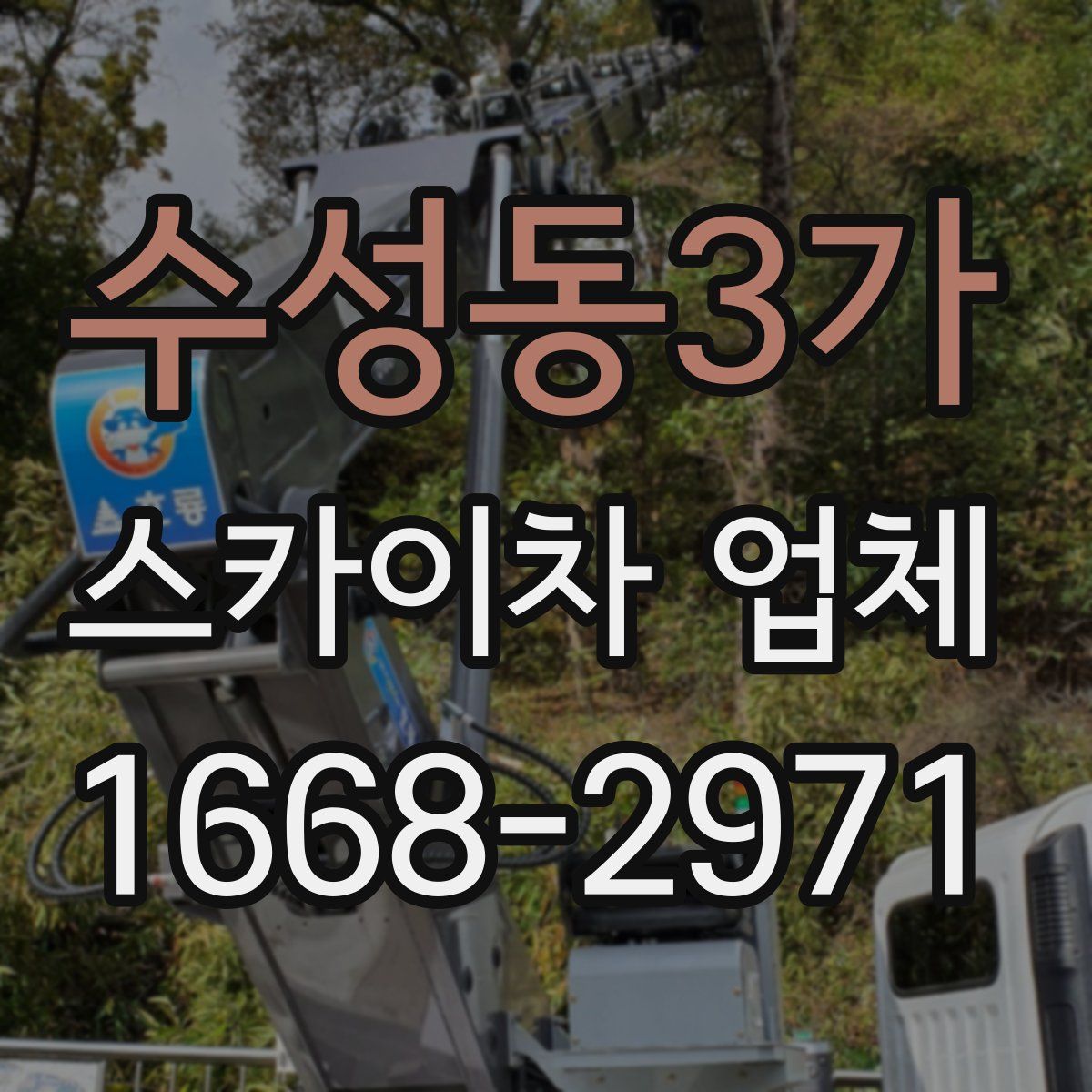 수성동3가 스카이차 업체