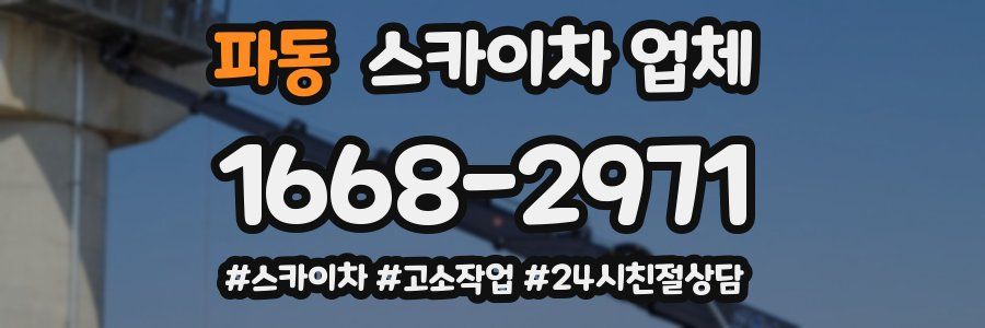 파동 스카이차 업체