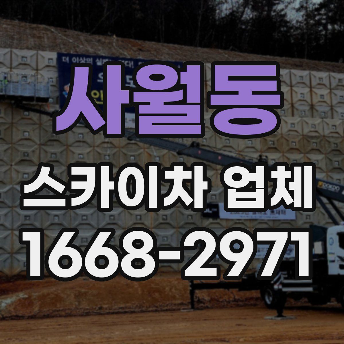 사월동 스카이차 업체