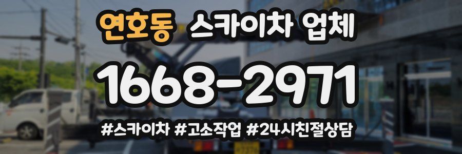 연호동 스카이차 업체