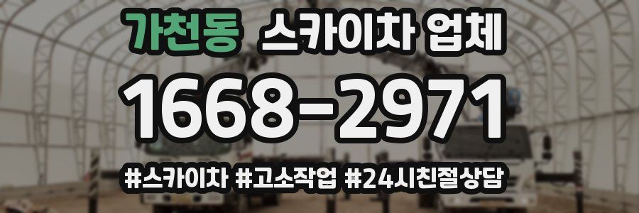 가천동 스카이차 업체