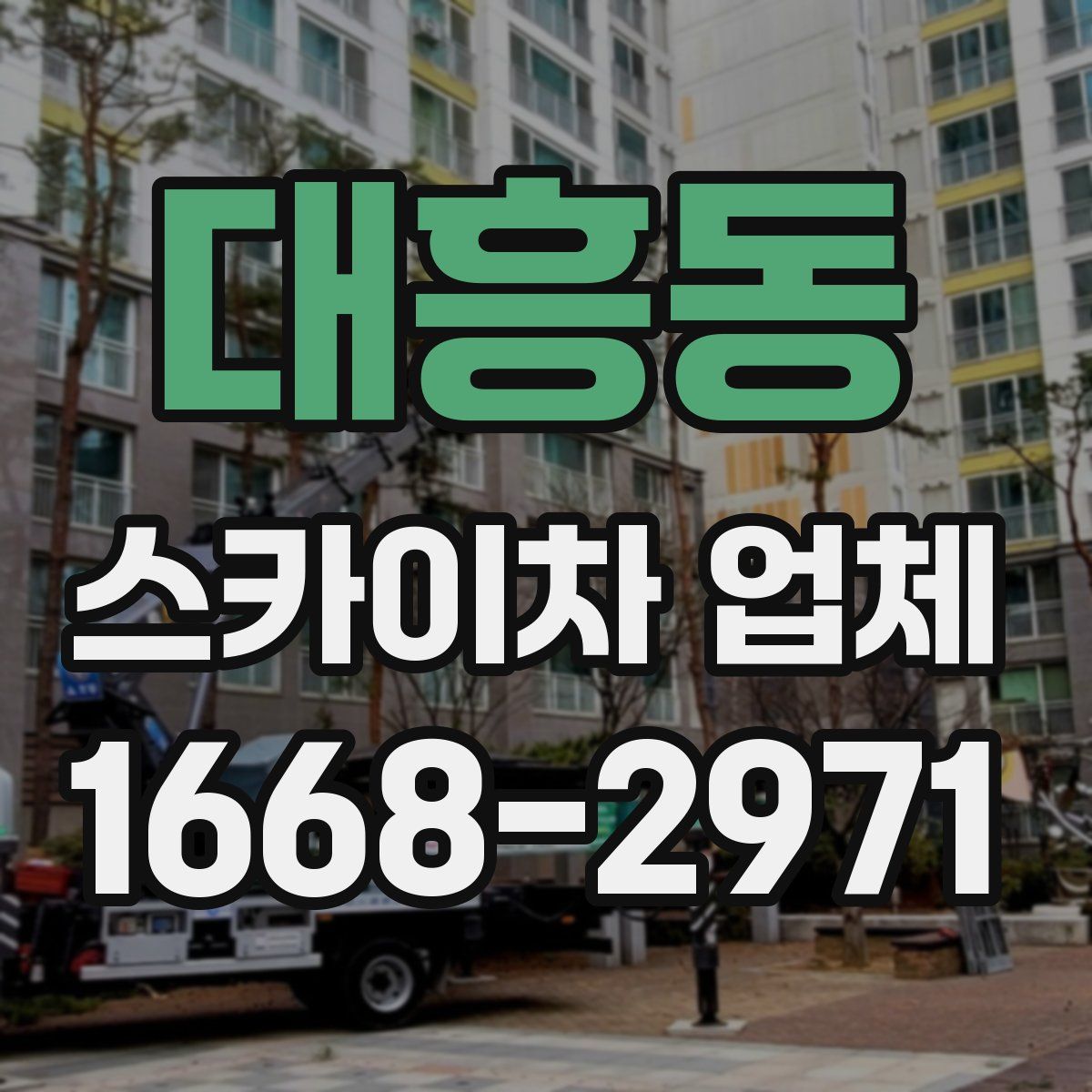 대흥동 스카이차 업체