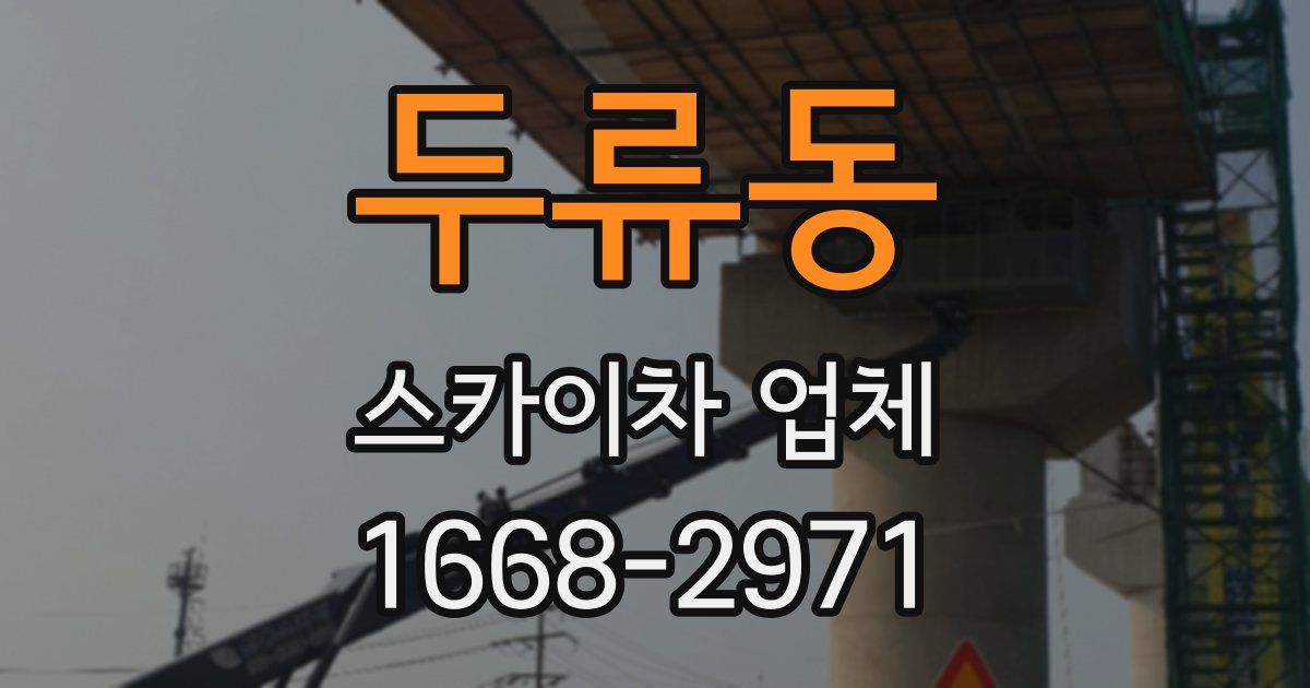 두류동 스카이차 업체
